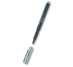 Popisovač permanentní Faber-Castell metalický ledová modrá/E