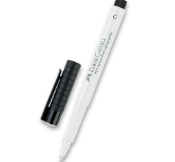 Popisovač F-C Pitt Artis Pen Caligraphy 101 bílý