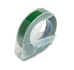 Páska DYMO S0898160 9mmx3m zelený podklad+bílý tisk/ 1 ks