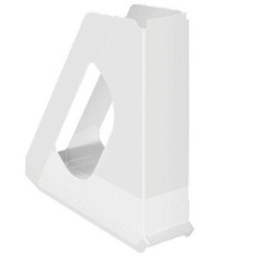Stojan na katalogy PVC zkosený Vivida bílý /E