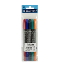 Popisovač pernamentní CD/DVD Centropen oboustraný 3616 sada /E