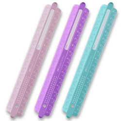 Pravítko F-C Sparkle flexible 15cm mix barev