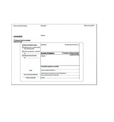Obálka B6 - Doručenka s poučením NCR