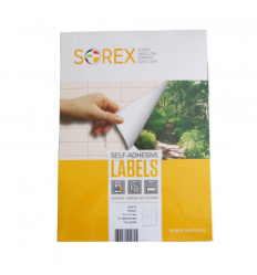 Etikety na archu A4 210x297 mm Sorex 100listů celé balení