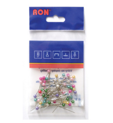 Špendlíky RON barevné - 50 ks