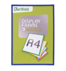 Kapsy magnetické A4 Tarifold Display Frame modrá