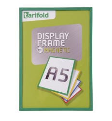 Kapsy magnetické A5 Tarifold Display Frame zelená