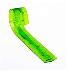 Pravítko 15 cm Kores ohebné mix barev