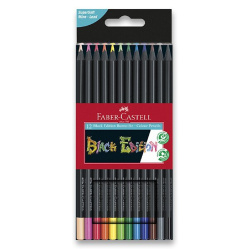 Pastelky trojhranné Faber-Castel Black Edition 12 ks