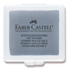Pryž Faber-Castell umělecká v plast. obalu šedá