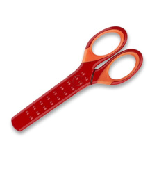 Nůžky 13cm školní F-C Grip červené