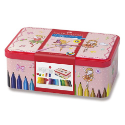 Fixy Connector plechový box Balerínka 33 ks/E