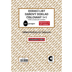 Dodací list A5 číslovaný 1+1 NCR samopropisující