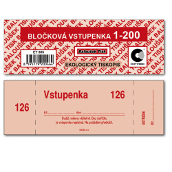 Vstupenky 1-200/PP01305