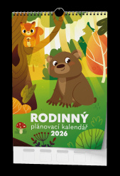 Nástěnný kalendář 2026 A3 Rodinný plánovací kalendář