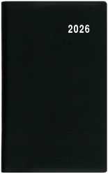 Diář 2026 měsíční Diana-PVC černý