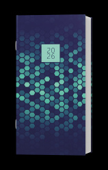 Diář 2026 měsíční Halina-lamino Geometrie