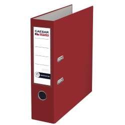 Pořadač A4 8 cm páka CAESAR OFFICE IMPERATOR PP bordó/E