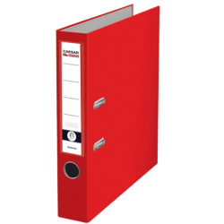 Pořadač A4 5 cm páka CAESAR OFFICE IMPERATOR PP červená /E