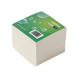 Blok kostka nelepená 9x9 cm bílá