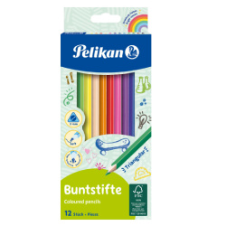 Pastelky trojhranné Pelikán 12ks