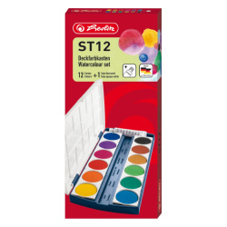 Vodové barvy Herlitz 12barev + běloba