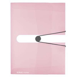 Mapa s gumou Box A4 4cm růžová /E