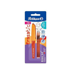 Pero gumovací + 2 náplně červené