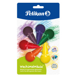 Voskovky Pelikán do ruky myška 6ks