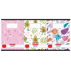 Sešit 544 A4 linka 40 listů mix. holky