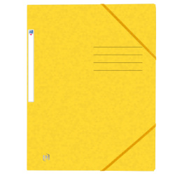 Desky s gumou A4 Oxford žluté
