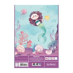 Skicák A4 Mořská panna 75 listů