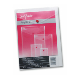 Desky s drukem A6 Snopake na výšku čiré