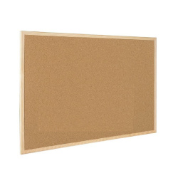 Tabule korková dřevěný rám 40x30cm