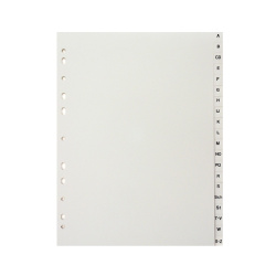 Rozlišovač plastový A4 A-Z/E