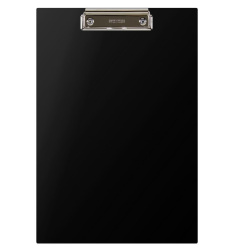 Desky s klipem jednodeska A4 lamino černá /E