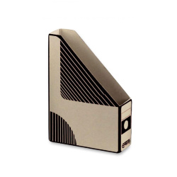 Archivační box zkosený 33x23x7,5cm Emba černý