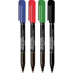 Popisovač permanentní Centropen 2846 sada 4ks /E
