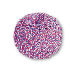 Motouz lněný 40g 1,25mm trikolora