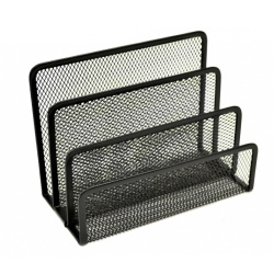 Stojánek drátěný na dopisy černý /O