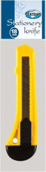 Nůž zalamovací 18mm velký žlutý /E