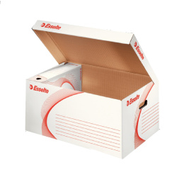 Archivační kontejner 54x26x36,5cm Esselte s víkem bílý