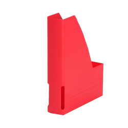 Stojan na katalogy zkosený PVC červený/E