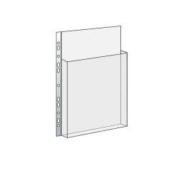 Euroobal A4 U Jumbo 165mic rozšířený (přední strana 2/3) 1ks