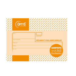 Příjmový pokl.doklad 3x25 NCR čísl.(Optys)