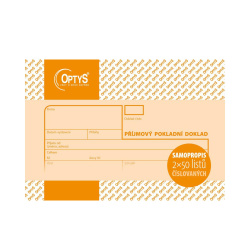 Příjmový pokl.doklad 2x50 NCR číslov. (Optys)