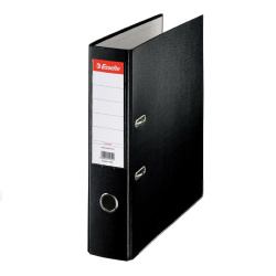 Pořadač A4 7,5cm páka Esselte celoplastový černý/PA