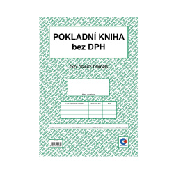Pokladní kniha bez DPH nepropis