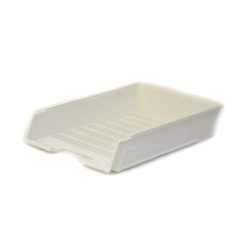 Zásuvka PVC matová bílá /E