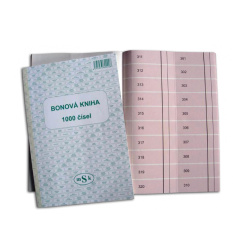 Bonová kniha 1000 čísel/E
